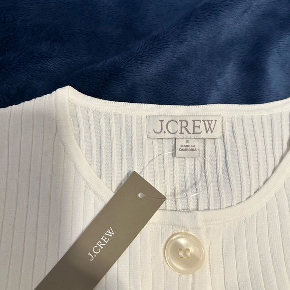 J Crew Super Stretch Ribbed Cardigan - Picture 5 of 5
